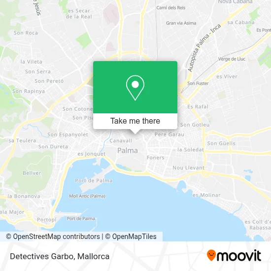 Detectives Garbo map