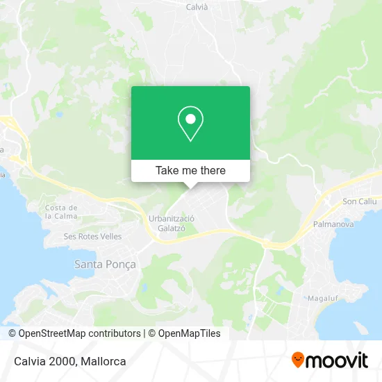 Calvia 2000 map