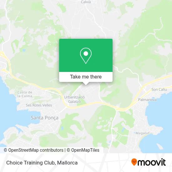 Choice Training Club map