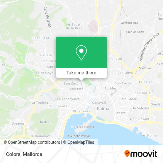 Colors map