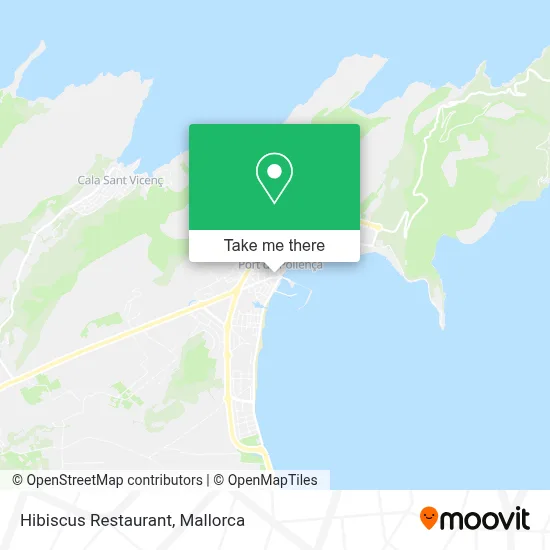 Hibiscus Restaurant map