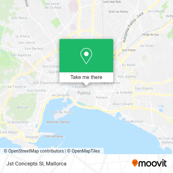 Jst Concepts Sl map