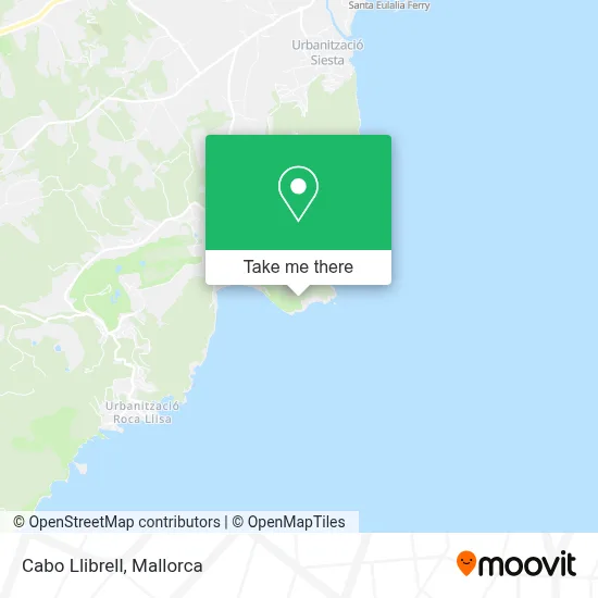 Cabo Llibrell map