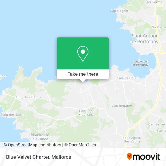 Blue Velvet Charter map