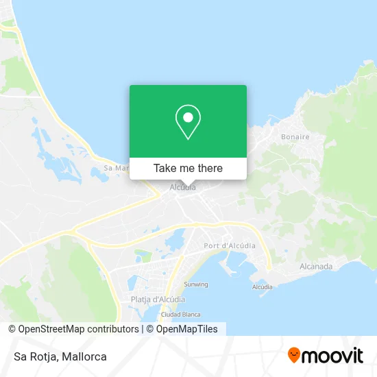 Sa Rotja map