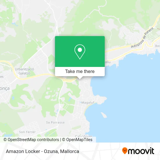 Amazon Locker - Ozuna map