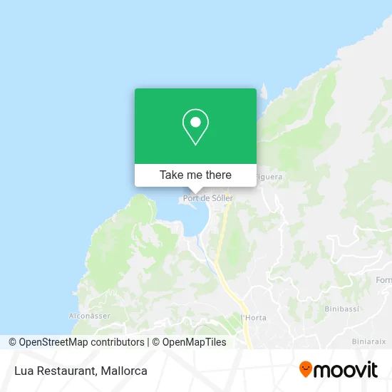 Lua Restaurant map