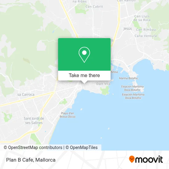 Plan B Cafe map