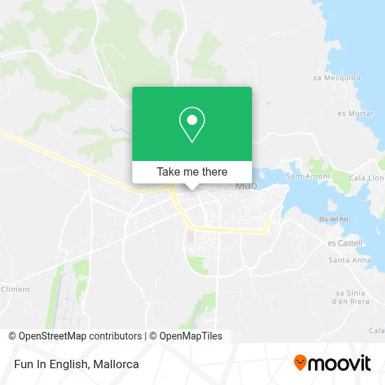 Fun In English map