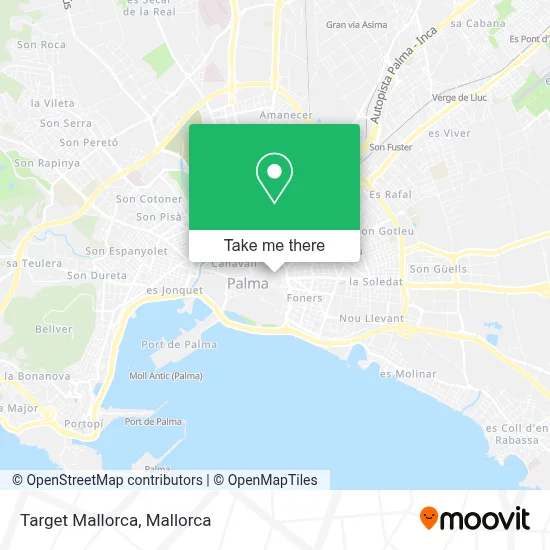 Target Mallorca map