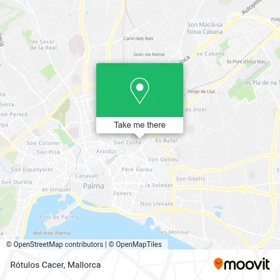 Rótulos Cacer map