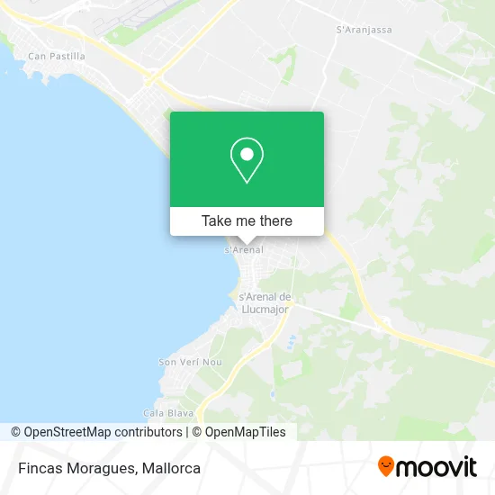 Fincas Moragues map