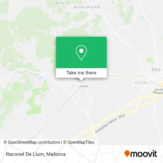 Raconet De Llum map
