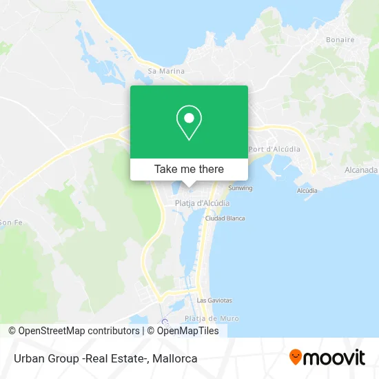 Urban Group -Real Estate- map