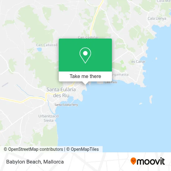 Babylon Beach map