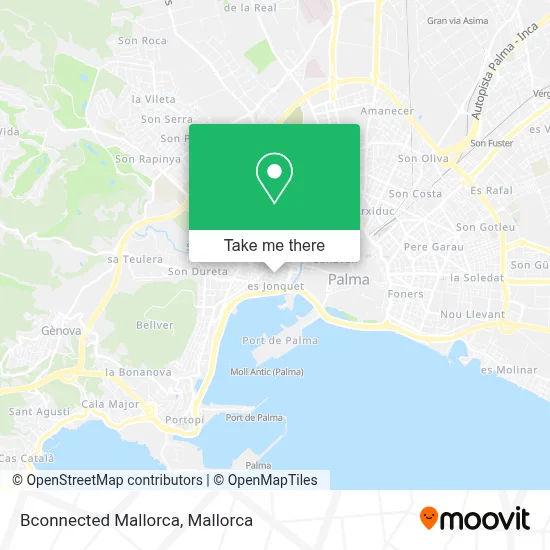Bconnected Mallorca map