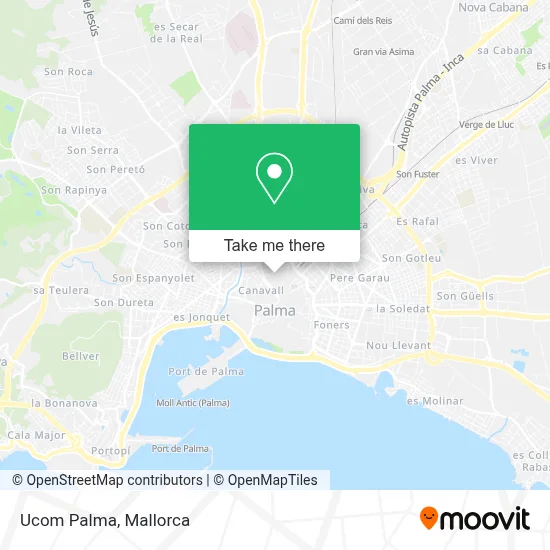 Ucom Palma map