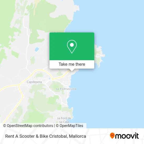 Rent A Scooter & Bike Cristobal map
