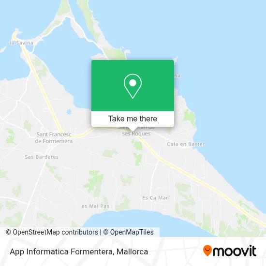 App Informatica Formentera map