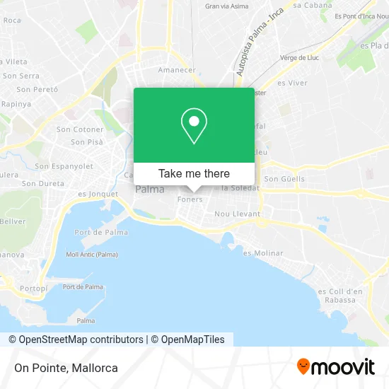 On Pointe map