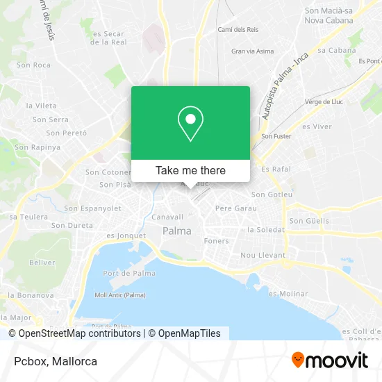 Pcbox map