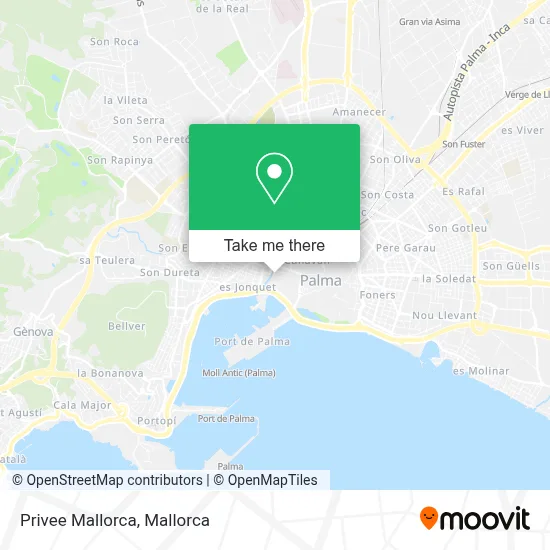 Privee Mallorca map