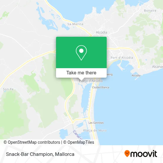 Snack-Bar Champion map