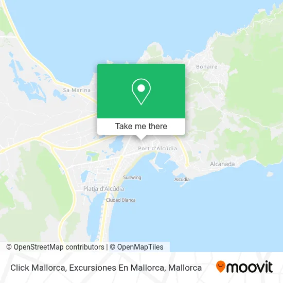 Click Mallorca, Excursiones En Mallorca map