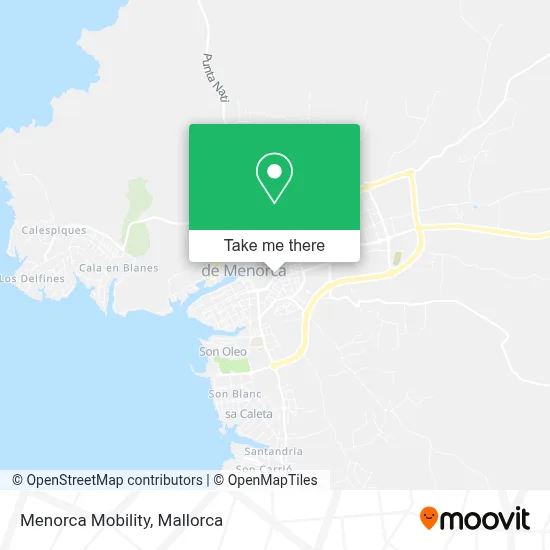 Menorca Mobility map