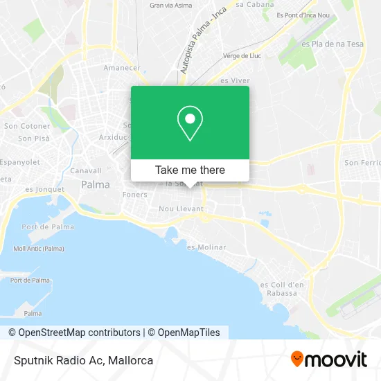 Sputnik Radio Ac map