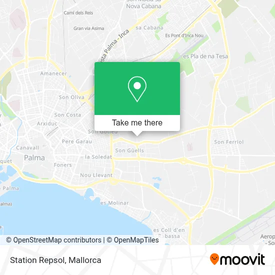 Station Repsol map