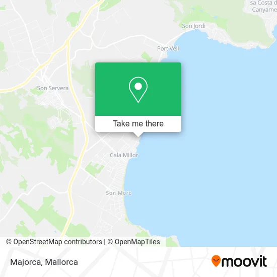 Majorca map