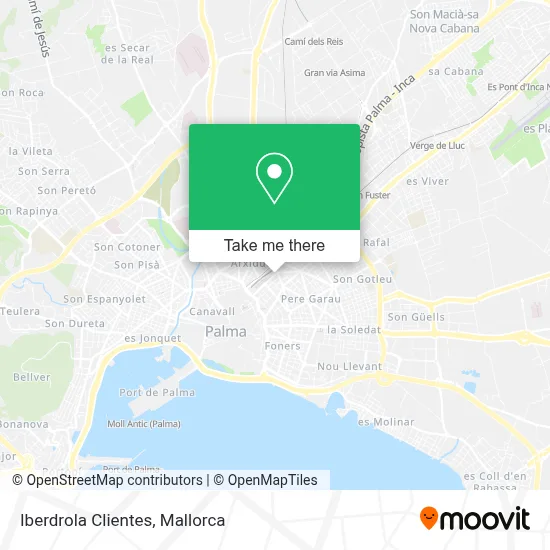 Iberdrola Clientes map