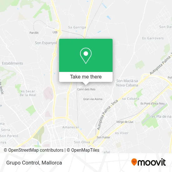 Grupo Control map