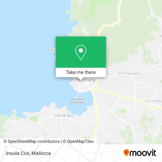 Insula Cos map
