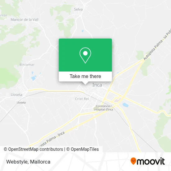 Webstyle map