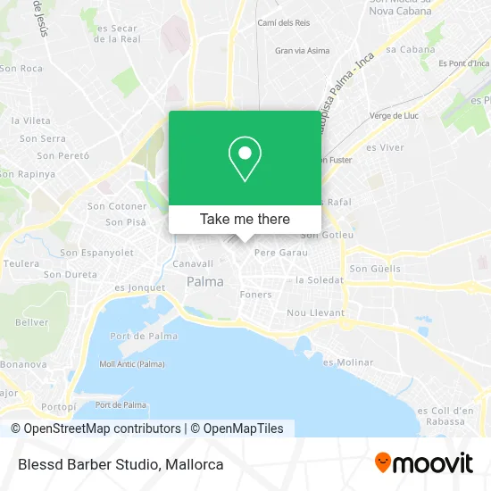 Blessd Barber Studio map