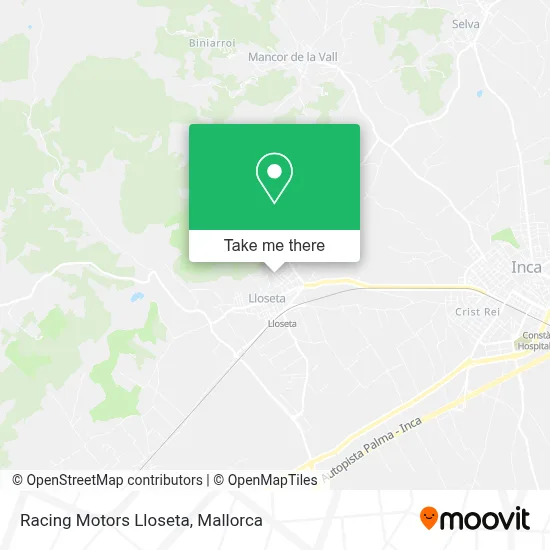 Racing Motors Lloseta map
