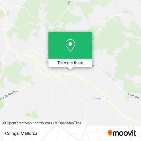 Coinga map
