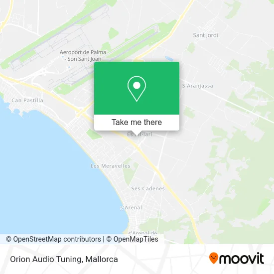 Orion Audio Tuning map