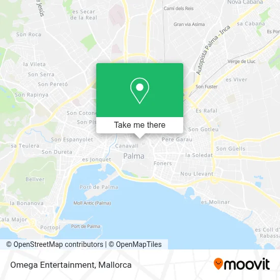 Omega Entertainment map