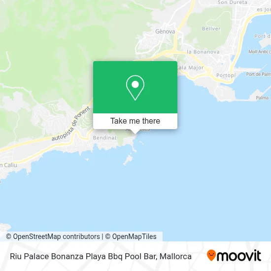 Riu Palace Bonanza Playa Bbq Pool Bar map