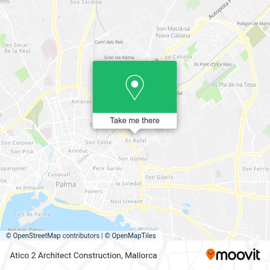 Atico 2 Architect Construction map