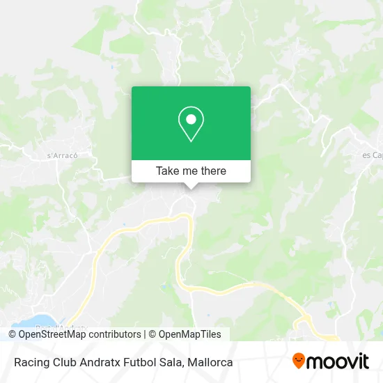 Racing Club Andratx Futbol Sala map