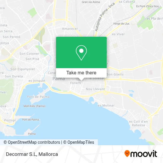 Decormar S.L map