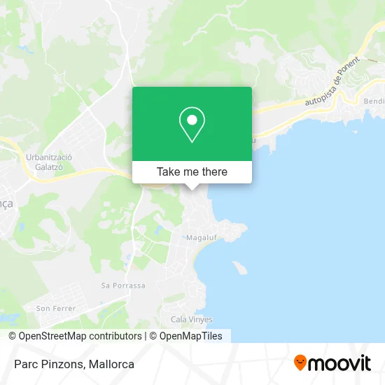 Parc Pinzons map