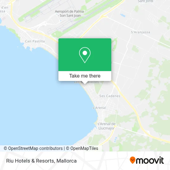 Riu Hotels & Resorts map