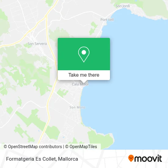 Formatgeria Es Collet map