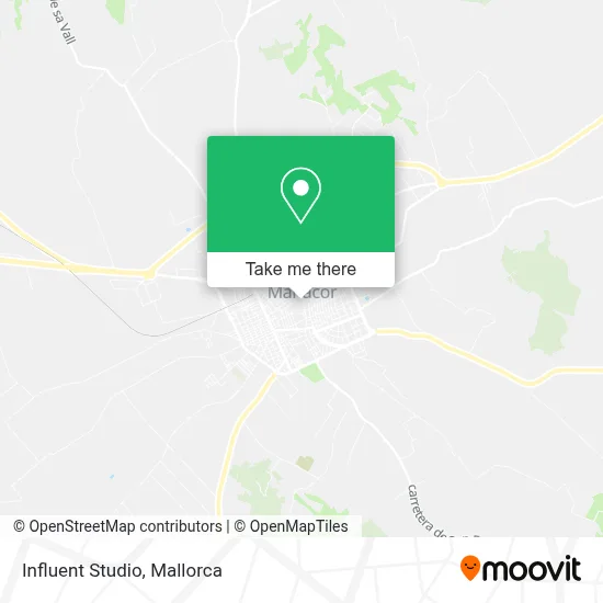 Influent Studio map