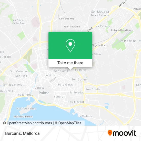 Bercans map